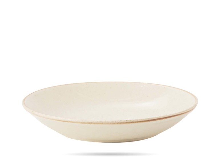 Talerz głęboki coupe Sand Seasons 26 cm kremowy porcelana PORLAND
