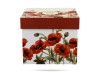 Kubek baryłka kwiaty maki 430 ml Poppies porcelana na prezent DUO