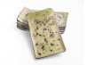 Talerz serwingowy Olive 21,5 x 18 cm zielony Earth Colours porcelana FINE DINE