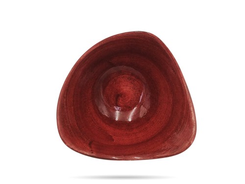 Salaterka trójkąt 23,5 cm Patina Red Stonecast CHURCHILL