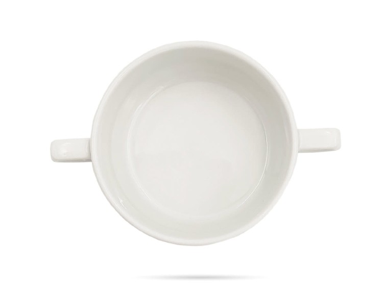 Bulionówka z uszami 300 ml biała porcelana River LUBIANA