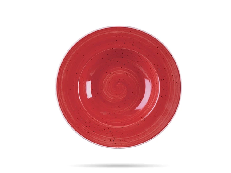 Talerz głęboki 28 cm Berry Red CHURCHILL