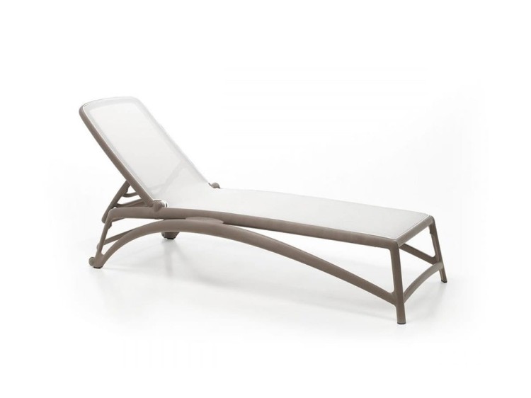 Leżak ogrodowy Atlantico Tortora Bianco NARDI
