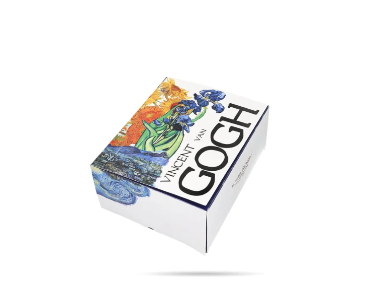 Filiżanka ze spodkiem Van Gogh Słoneczniki 250 ml porcelana prezent CARMANI
