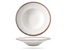 Talerz do pasty risotto Vanilla 27 cm głęboki kremowy porcelana FINE DINE