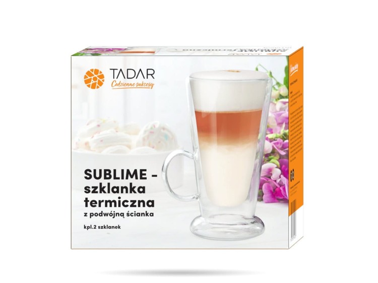 2 szklanki termiczne 250 ml Sublime Latte TADAR
