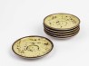 Spodek do filiżanki Olive 14 cm zielony Earth Colours porcelana FINE DINE