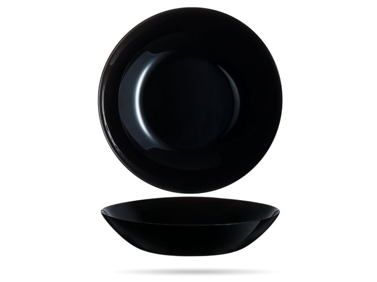 Serwis obiadowy dla 6 osób 18 el czarny Zelie ARCOPAL