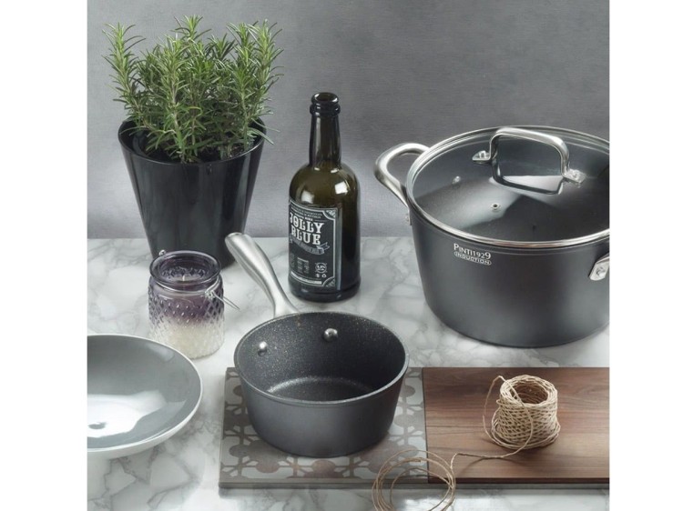 Wok Patelnia z pokrywą indukcja 28 cm PINTI1929