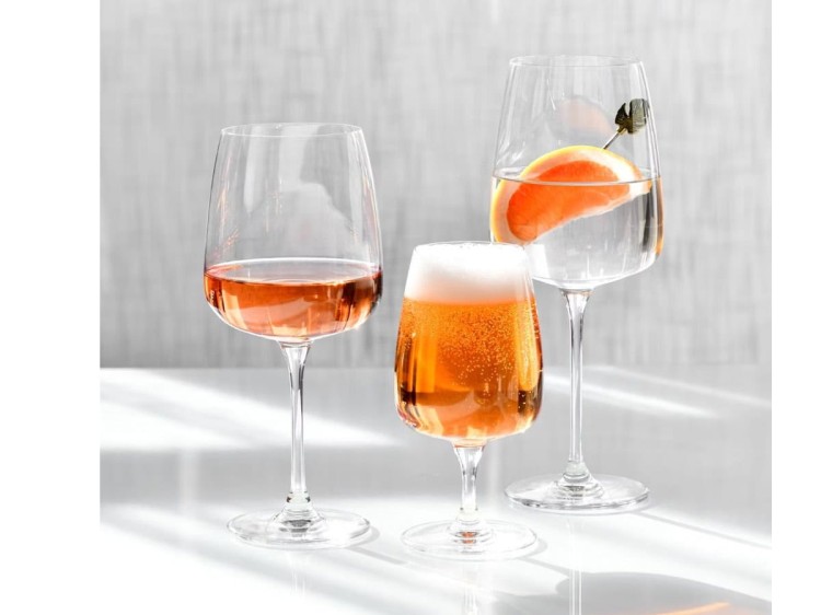 Duże kieliszki do wina 750 ml zestaw 4 szt Modern KROSNO