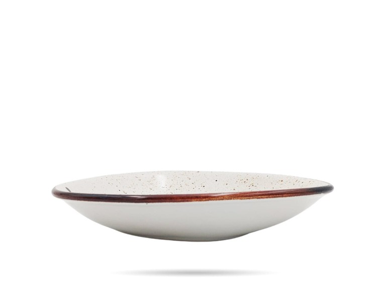 Talerz głęboki 27 cm Delta Krem KERA CERAMIKA