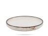 Talerz rant 20 cm Arondi Rustic Krem KERA CERAMIKA