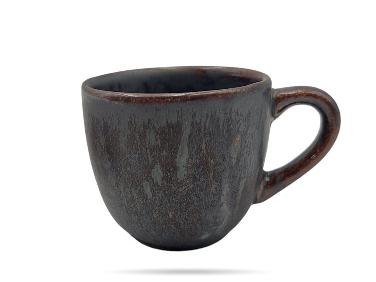 Filiżanka espresso 100 ml Hematyt filiżanka ze spodkiem KERA CERAMIKA