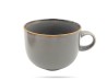 Filiżanka ze spodkiem 250 ml Rustic Szara ALUMINA PORCELANA BOGUCICE