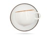 Filiżanka ze spodkiem 250 ml Rustic Biała ALUMINA PORCELANA BOGUCICE