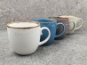 Kubek porcelana 500 ml Rustic Szary ALUMINA PORCELANA BOGUCICE