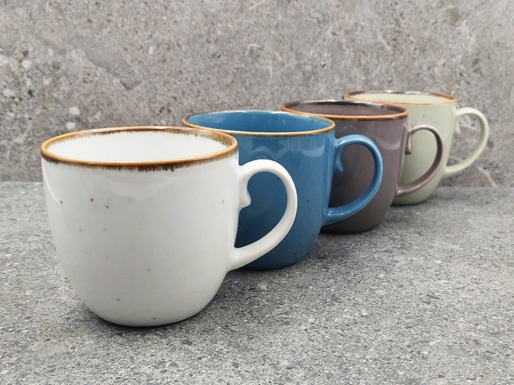 Kubek porcelana 500 ml Rustic Miętowy ALUMINA PORCELANA BOGUCICE