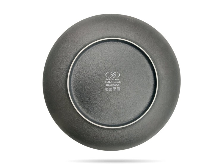 Talerz obiadowy 27,5 cm Terrea Black Alumina PORCELANA BOGUCICE