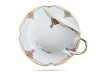 Filiżanki ze spodkami 220 ml 2 szt prezent Clara PORCELANA BOGUCICE