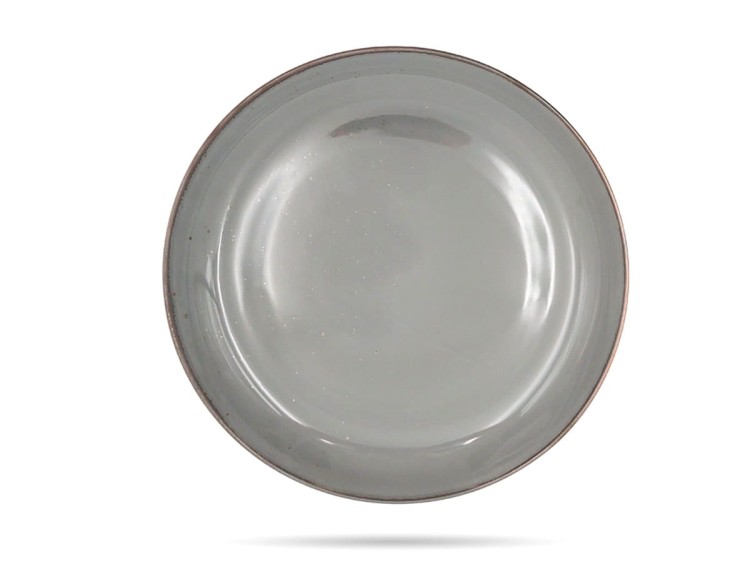 Talerz obiadowy płytki 27 cm Rustic Gray szary Alumina PORCELANA BOGUCICE