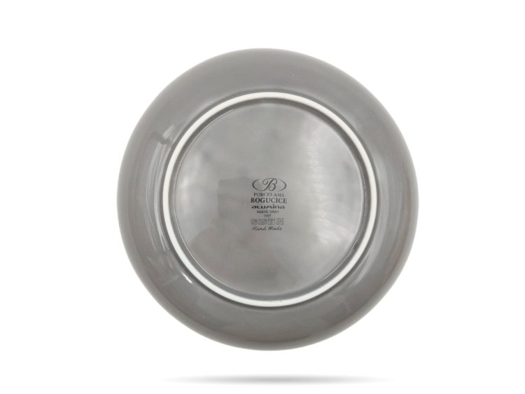 Talerz deserowy 22 cm Rustic Gray szary Alumina PORCELANA BOGUCICE