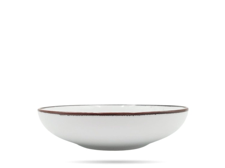 Talerz głęboki coup 20 cm Rustic Snow biały Alumina PORCELANA BOGUCICE