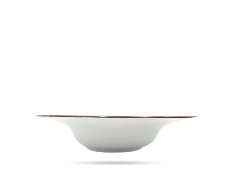 Talerz głęboki pasta 27,5 cm Rustic Snow biały Alumina PORCELANA BOGUCICE