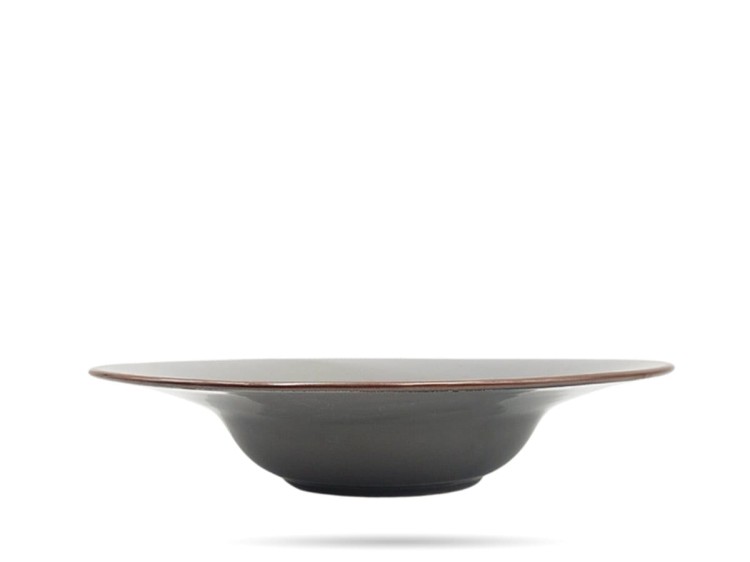 Talerz głęboki pasta 27,5 cm Rustic Gray szary Alumina PORCELANA BOGUCIC