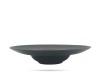 Talerz do pasty risotto 28 cm czarny Terrea Black PORCELANA BOGUCICE
