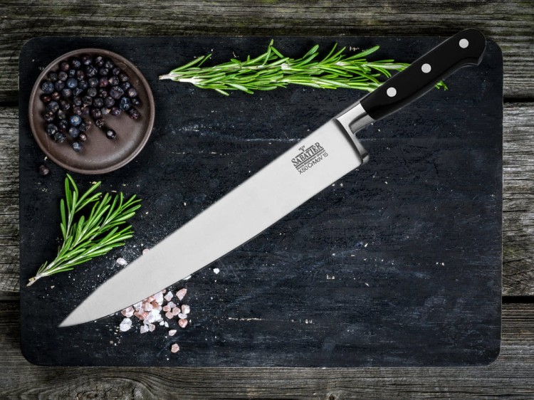Nóż szefa kuchni V Sabatier stal 13/0 ostrze 25 cm RICHARDSON SHEFFIELD