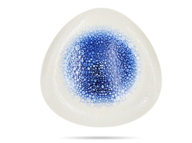 Talerz trójkątny talerz deserowy Serenity 21 cm porcelana FINE DINE