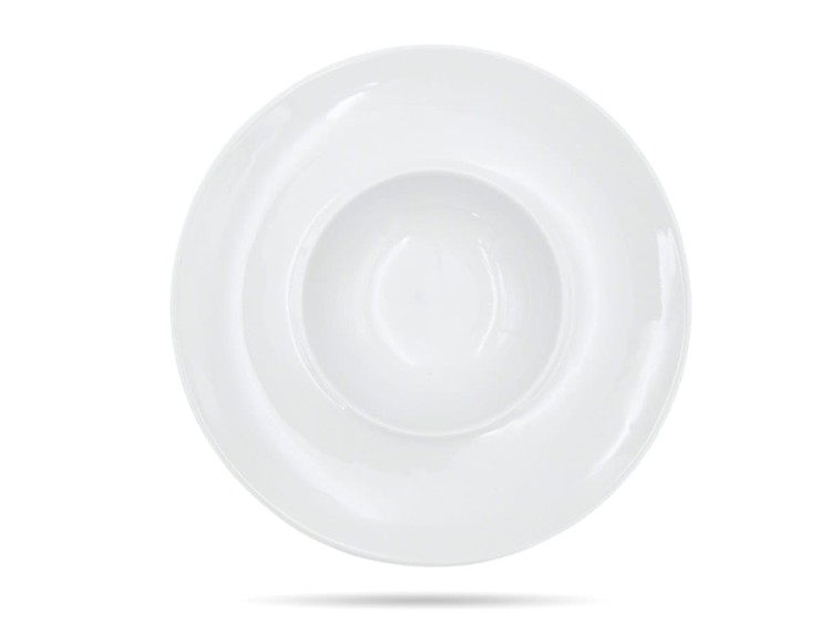 Talerz do pasty risotto 28 cm talerz głęboki biały PORCELANA BOGUCICE