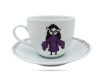 Filiżanka ze spodkiem 320 ml Strziga kolekcja śląska PORCELANA BOGUCICE