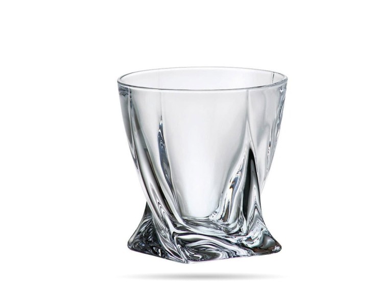 Zestaw do whisky Prestige Quadro karafka + 6 szklanek kryształ BOHEMIA