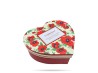 Kubki w sercu kwiaty maki 300 ml 2 szt porcelana na prezent CARMANI