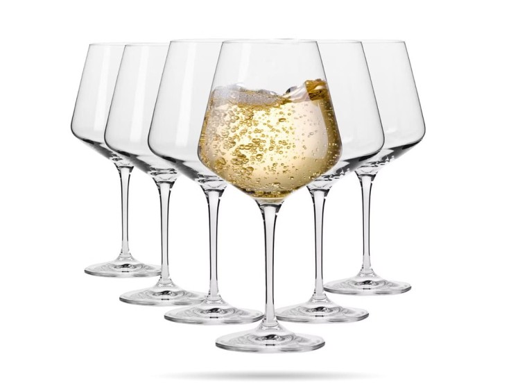 Kieliszki do wina białego Chardonnay 560 ml zestaw 6 szt Avant Garde KROSNO