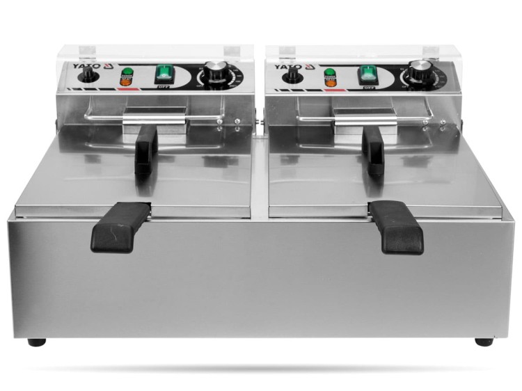 Frytkownica podwójna gastronomiczna 2 x 10 l YATO
