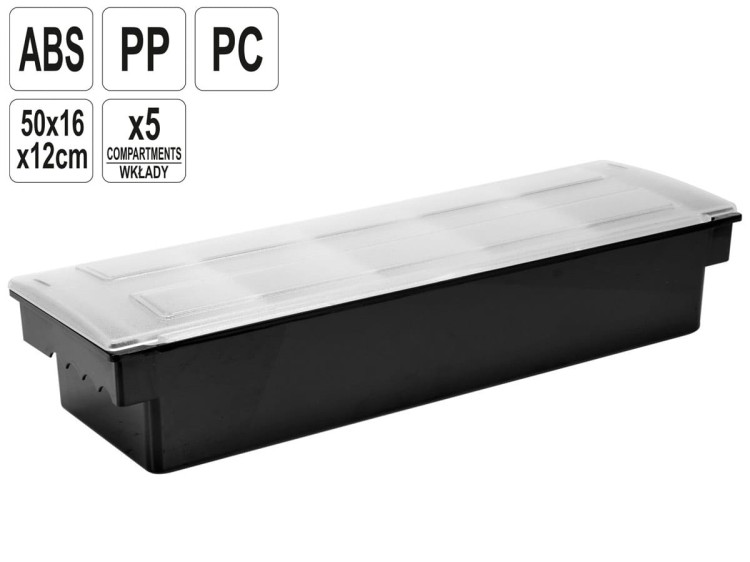 Plastikowy pojemnik barmański organizer 50 cm YATO
