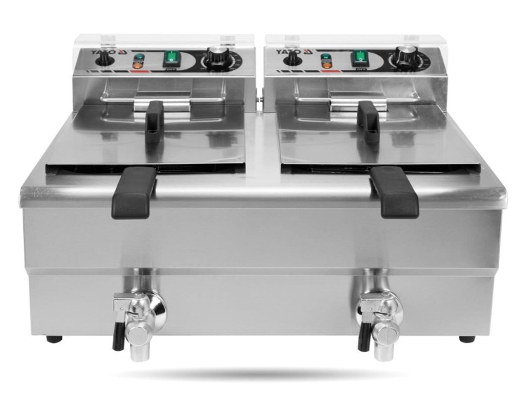 Frytownica 2-komorowa 2 x10 L 3kW YATO