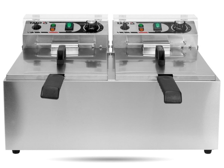 Frytownica 2-komorowa 2 x13 L, 2x 3,3kW YATO