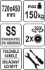 Wózek platformowy składany max 150 kg YATO