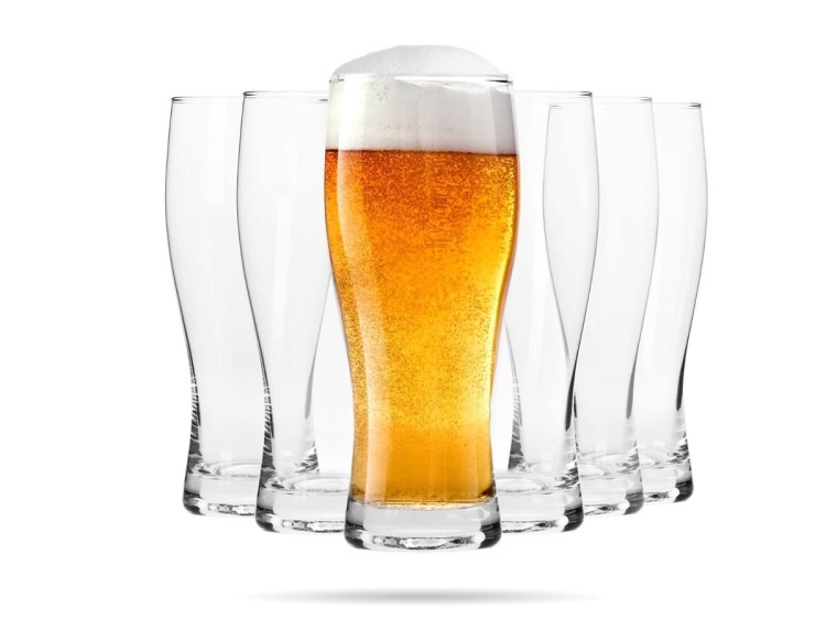 Szklanki do piwa 620 ml pokale zestaw 6 szt Chill KROSNO