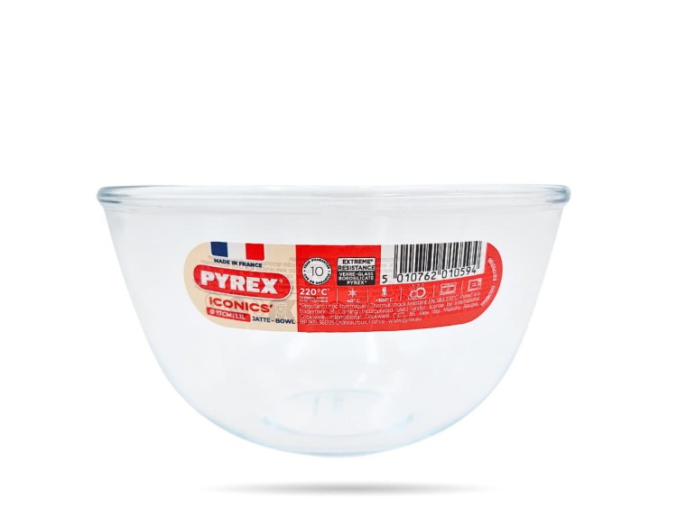 Miska żaroodporna 1 L 17 cm salaterka szklana Iconics PYREX