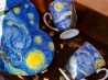 Kubki w sercu prezent 280 ml Gwiaździsta noc Van Gogh CARMANI