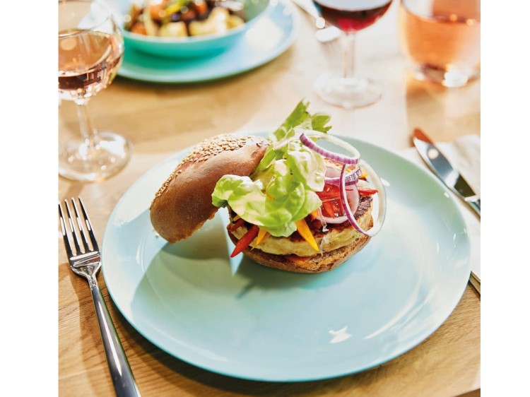 Serwis obiadowy dla 6 osób 18 elementów turkusowy Diwali LUMINARC