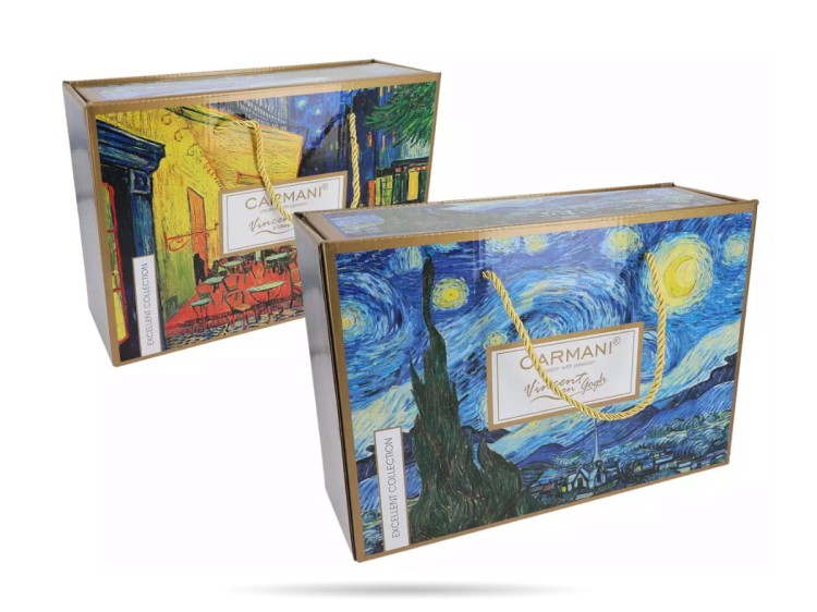 2kubki V.Gogh Gwiaździsta noc &amp; Kawiarenki CARMANI