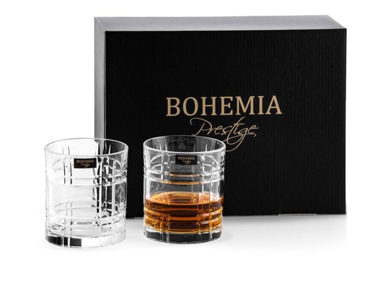 6 x Szklanka do whisky Sempre 340 ml szkło kryształowe prezent BOHEMIA