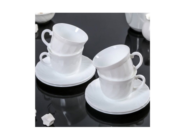 Serwis kawowy dla 6 osób 12 el filiżanka 220 ml Trianon LUMINARC