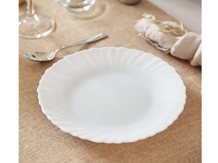 Serwis obiadowy dla 12 osób 36 elementów biały Feston LUMINARC