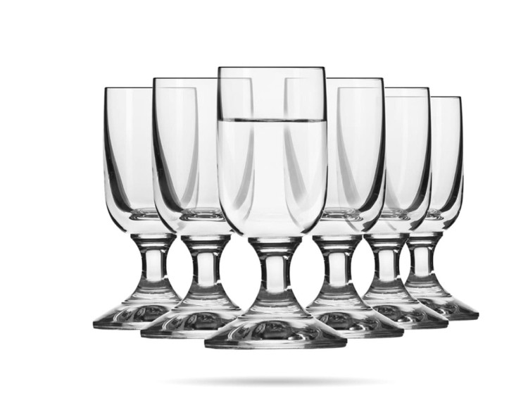 Kieliszki do wódki 20 ml zestaw 6 szt Balance KROSNO